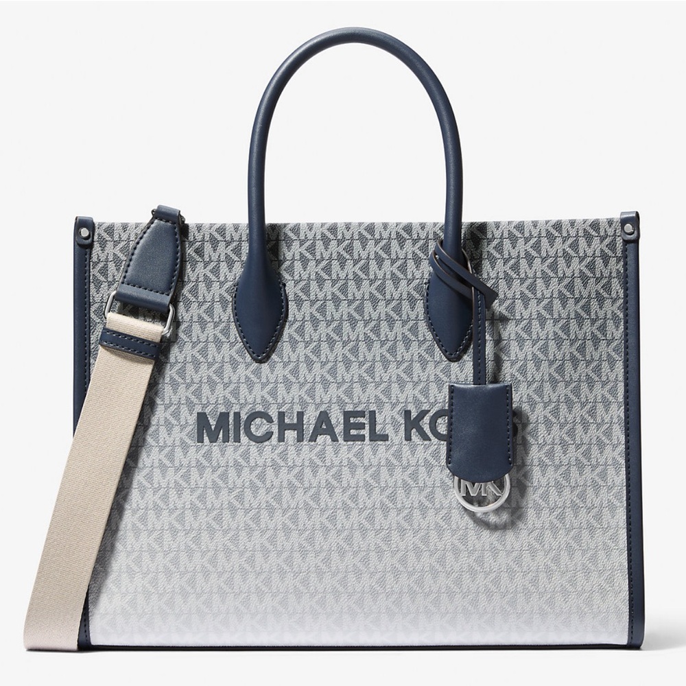 Michael Kors Mirella Medium Ombré Logo EW Tote Bag
Navy
NWT - Picture 1 of 14